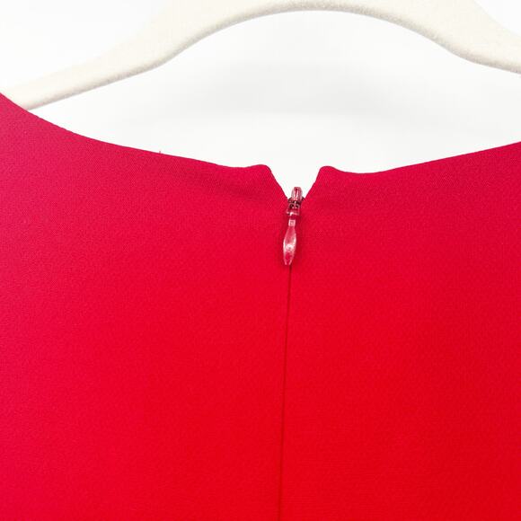 Express Womens Going Out Ponte Knit V-Neck Sleeveless Wide‎ Leg Jumpsuit Size 14 - Picture 4 of 8